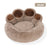 Bear Paw Pet Sofa Bed with Soft Long Plush for All Seasons