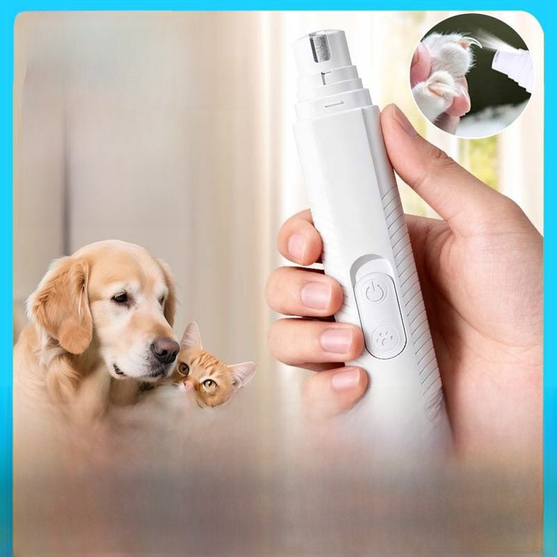 USB Rechargeable Nail Grinder with LED Light and 2 Spare Heads