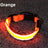 Light up dog collars in eight colours with reflective strip