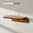 Solid wood wall-mounted cat furniture in L-Shaped Springboard, Black Walnut