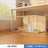 Indoor plastic cat cage with litter area and cat bed, view 11