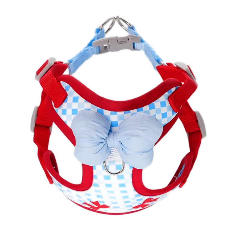 Breathable mesh X-harness with reflective strips, ideal for everyday use
