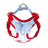 Breathable mesh X-harness with reflective strips, ideal for everyday use