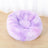Tie Dye Round Plush Pet Bed for Cats and Small Dogs