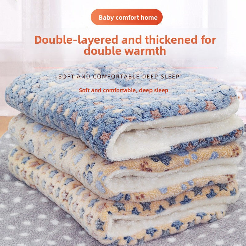 Thick soft pet blanket mat for dogs and cats, printed design, view 1 of 95