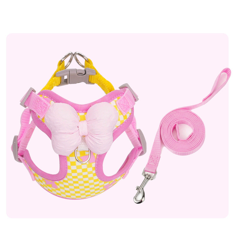 Breathable mesh X-harness with reflective strips, available from Pet Royale UK
