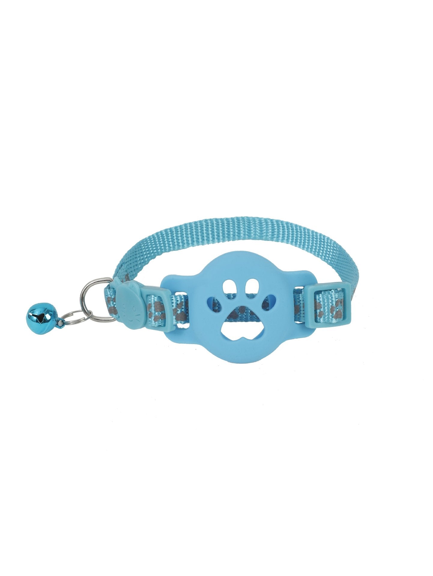 Reflective breakaway cat collar with silicone AirTag case, tag not included, product image 11