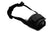 Soft red cloth dog muzzle with adjustable strap for grooming, product image 4