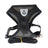 Adjustable reflective vest harness for dogs and cats in black, view 5