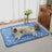 Three-layer pet cooling mat with mesh base, close-up detail view