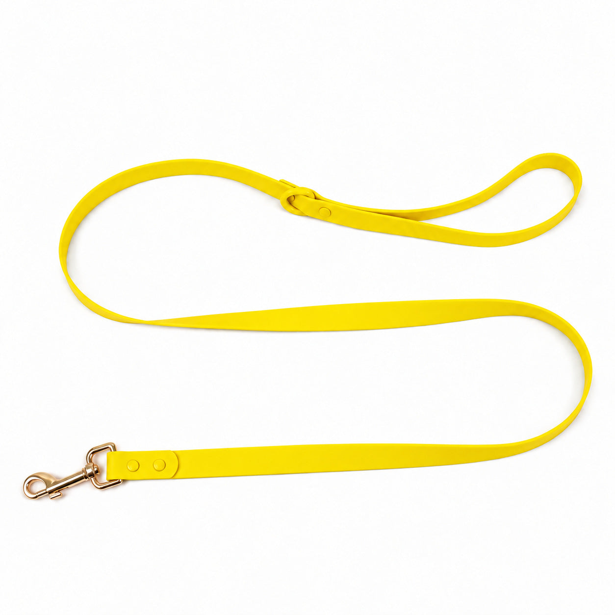 Waterproof PVC dog lead in bright colours in 8 colour options