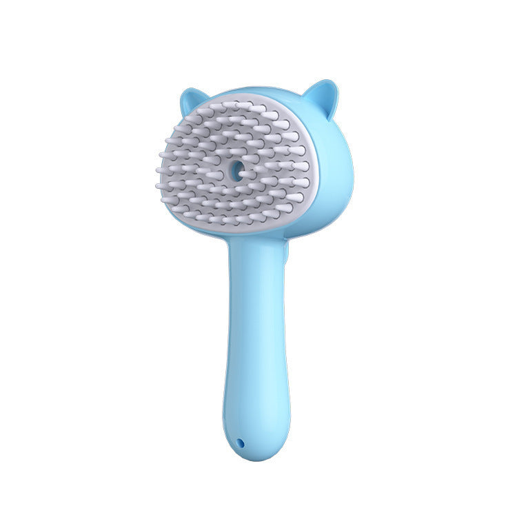 Wireless Electric Pet Massage Comb with Detangling Spray