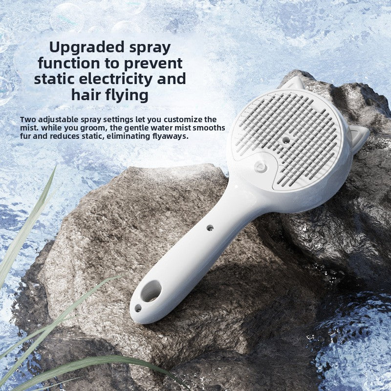 One-Click Spray Comb with Deodorising Mist for Cats and Dogs