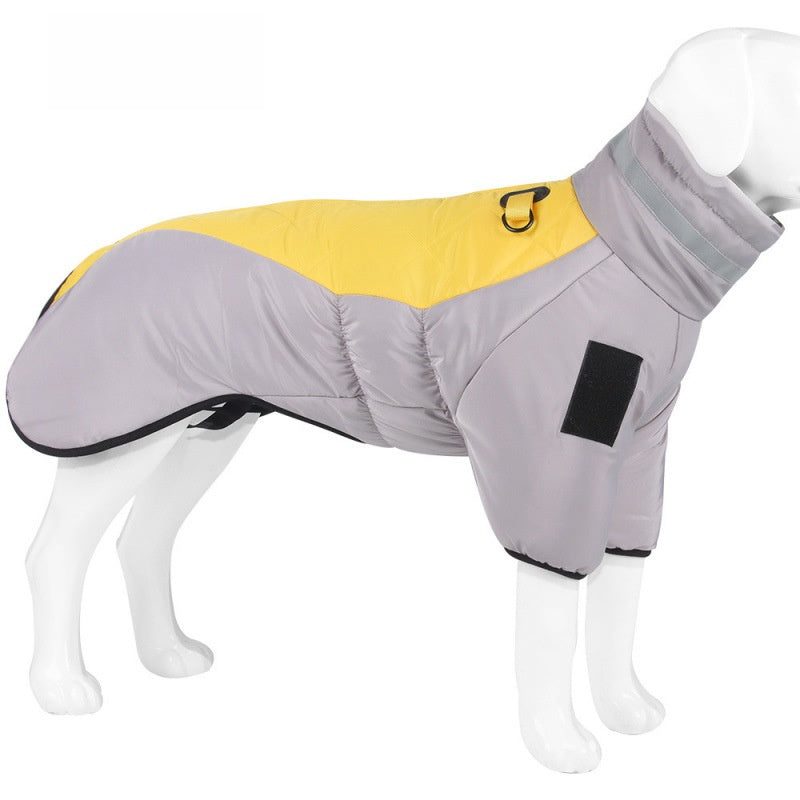 Reflective cape style dog winter coat, available in 4 colours, image 14