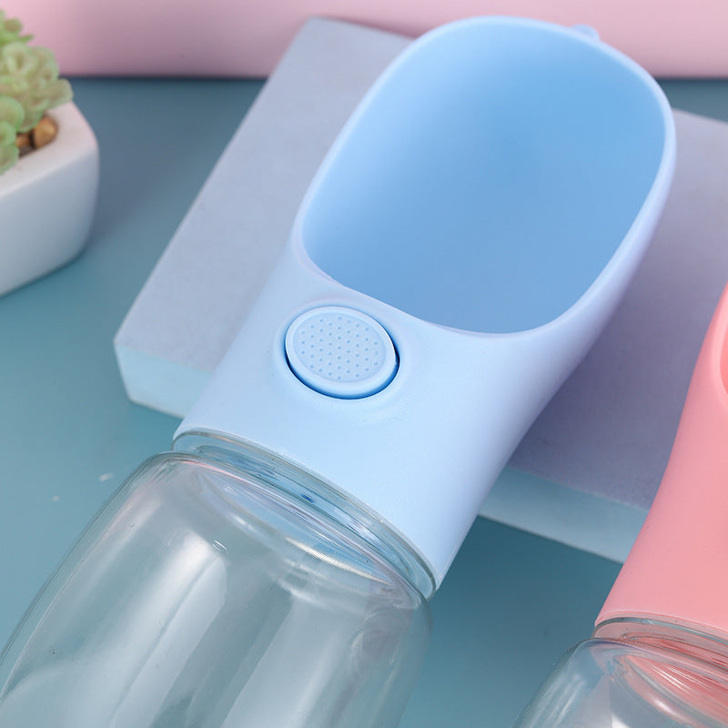 Portable Non-Wet Mouth Pet Water Cup in PP and PC with Drinking Head, 300ml to 565ml