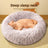 Plush shell cat bed with warm padding in light grey, photo 2