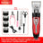 USB Rechargeable Pet Hair Clipper with Ceramic Blade and 4 Combs