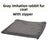 Electric pet heating pad with timer in Grey Faux Fur Cover Only