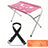 Pet grooming hammock with metal frame in Pink