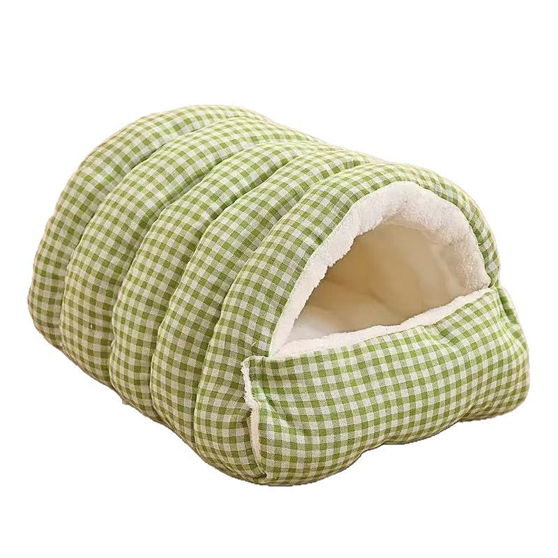 Convertible Zip Pet Cave Bed for Cats and Small Dogs, Washable