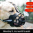 Adjustable breathable plastic dog muzzle with mesh cage, product image 1