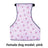 Waterproof dog belly wrap in pink or blue, product image 5