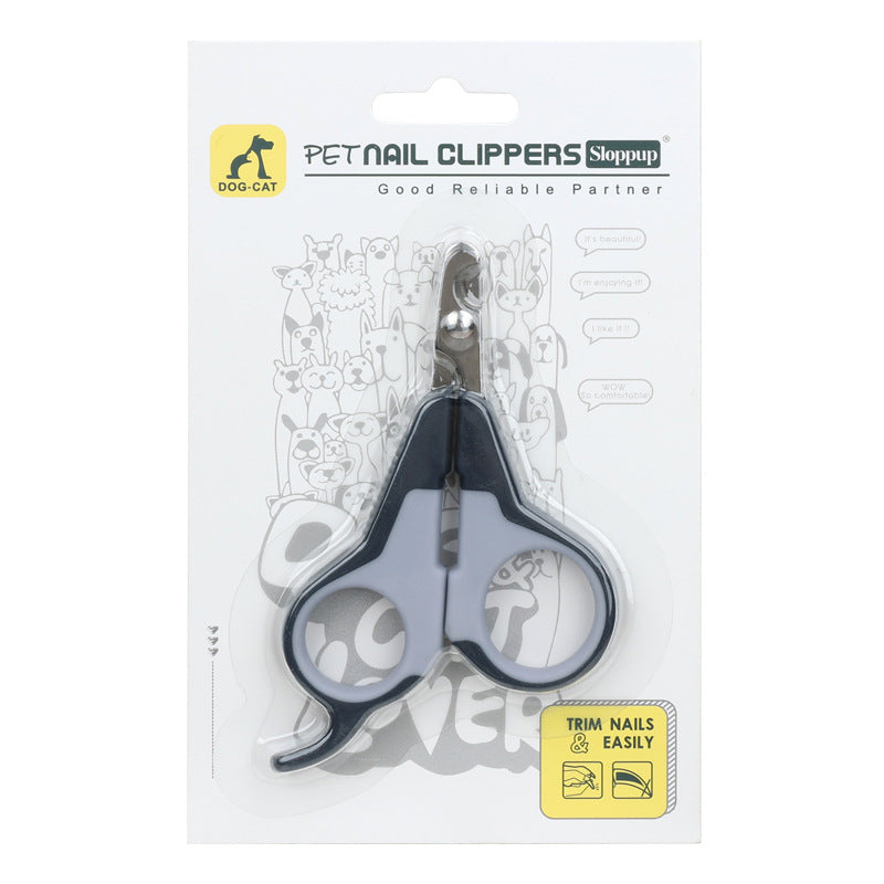 Stainless Steel Pet Nail Clippers with Ergonomic Handle