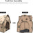 Foldable khaki pet bed for dogs and cats, detail photo 3