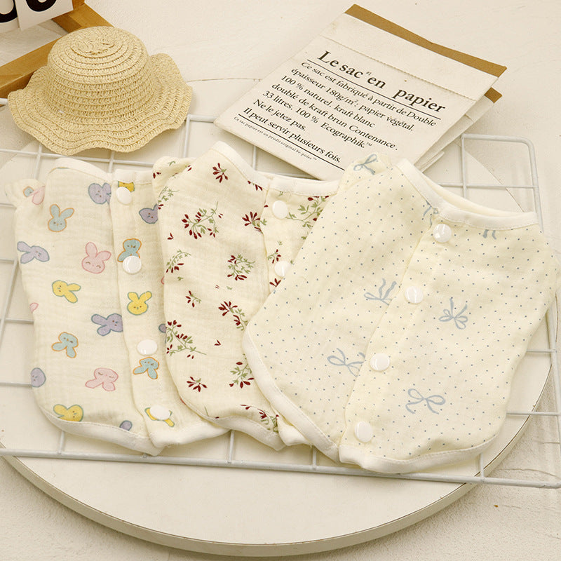 Crepe summer dog vest, available in 13 styles, image 3