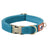 Padded dog collar with cotton lining in 10 colour options