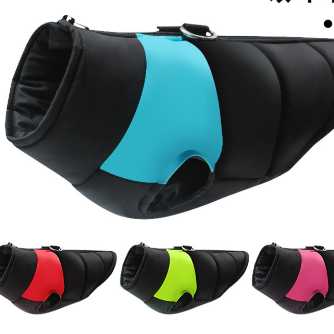 Windproof padded winter dog coat, available in 4 colours, sizes Small to 5XL, image 1