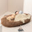 Long plush washable dog and cat bed with thick padding, photo 71