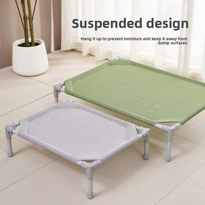 Thickened Mesh Pet Kennel Bed, Breathable All-Season Nest