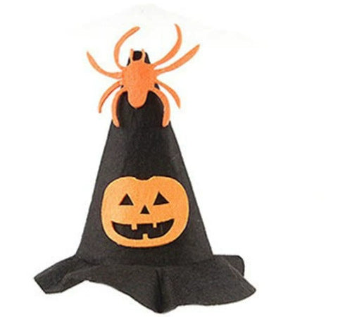 Halloween felt bat wings for dogs and cats in Wings Small, close-up detail