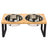 Bamboo and Wood Cat and Small Dog Bowl Set with Stainless Steel Inserts, Double or Triple