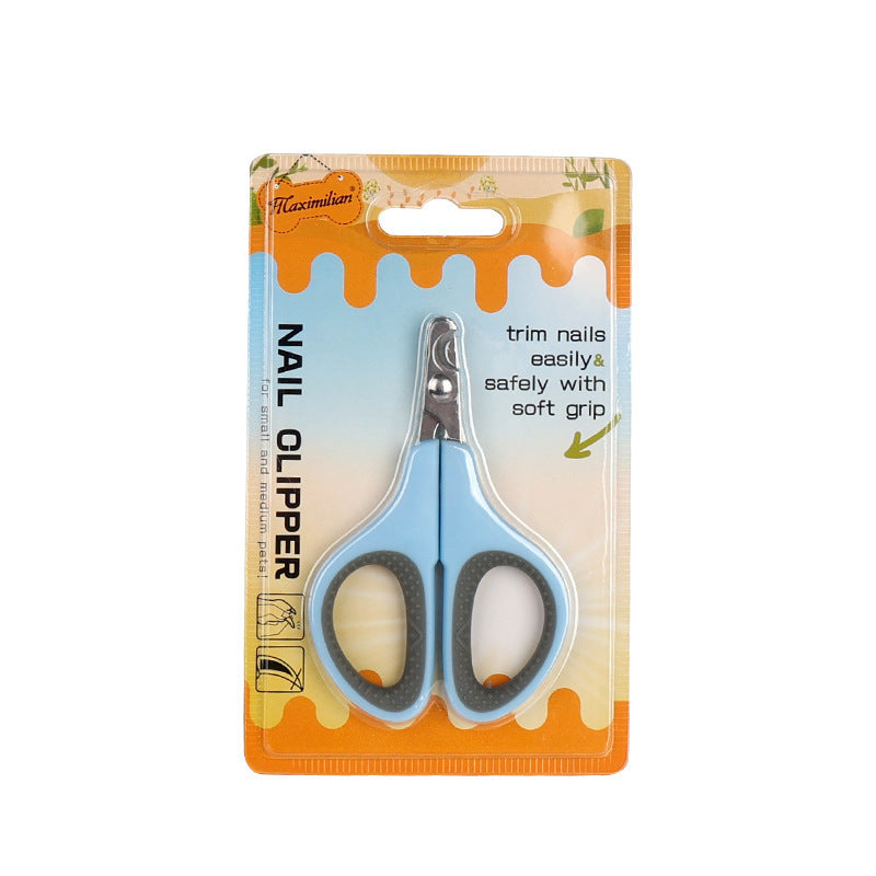 Stainless Steel Pet Nail Clippers with Ergonomic Handle