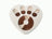 Dog puzzle slow feeder bowl in Heart, White and Coffee