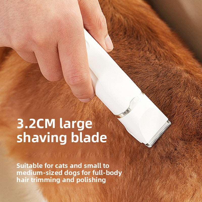 4-in-1 Pet Grooming Clipper with Nail Grinder Attachment