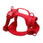 PVC dog harness lead and collar set in bright colours, 4 sizes available