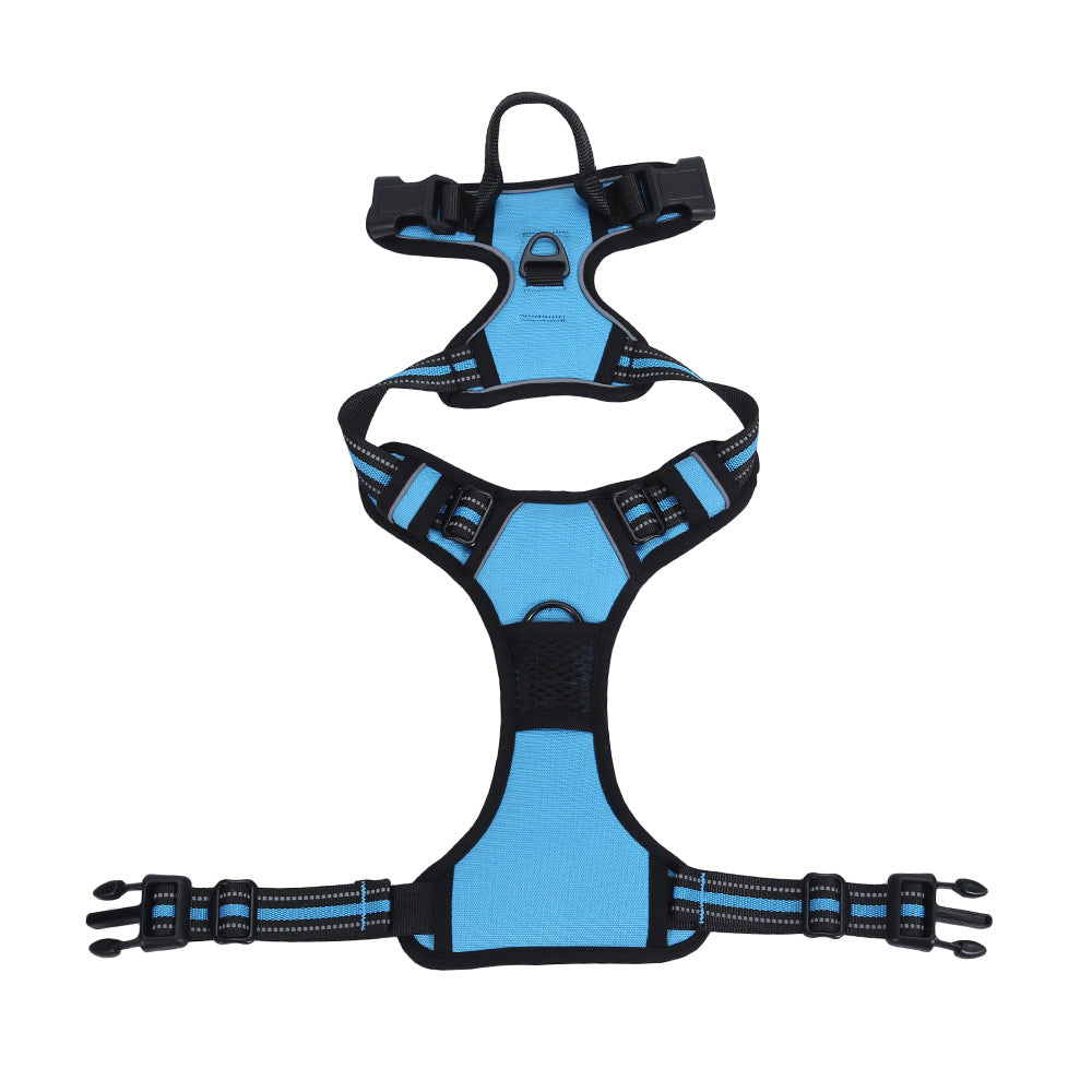 Reflective breathable nylon mesh dog harness, product image 10