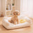 Sofa Style Plush Kennel Bed for Dogs and Cats, S to XXXL