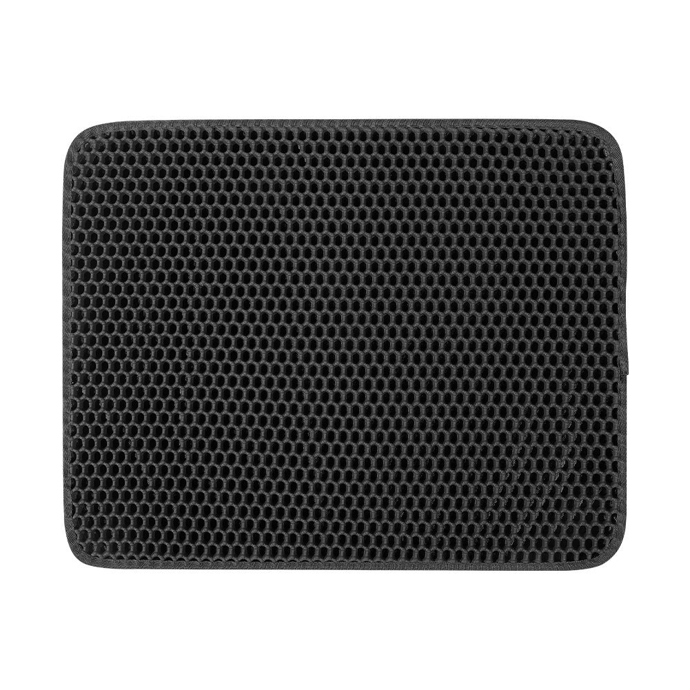 Double Layer EVA Cat Litter Mat with Waterproof Base