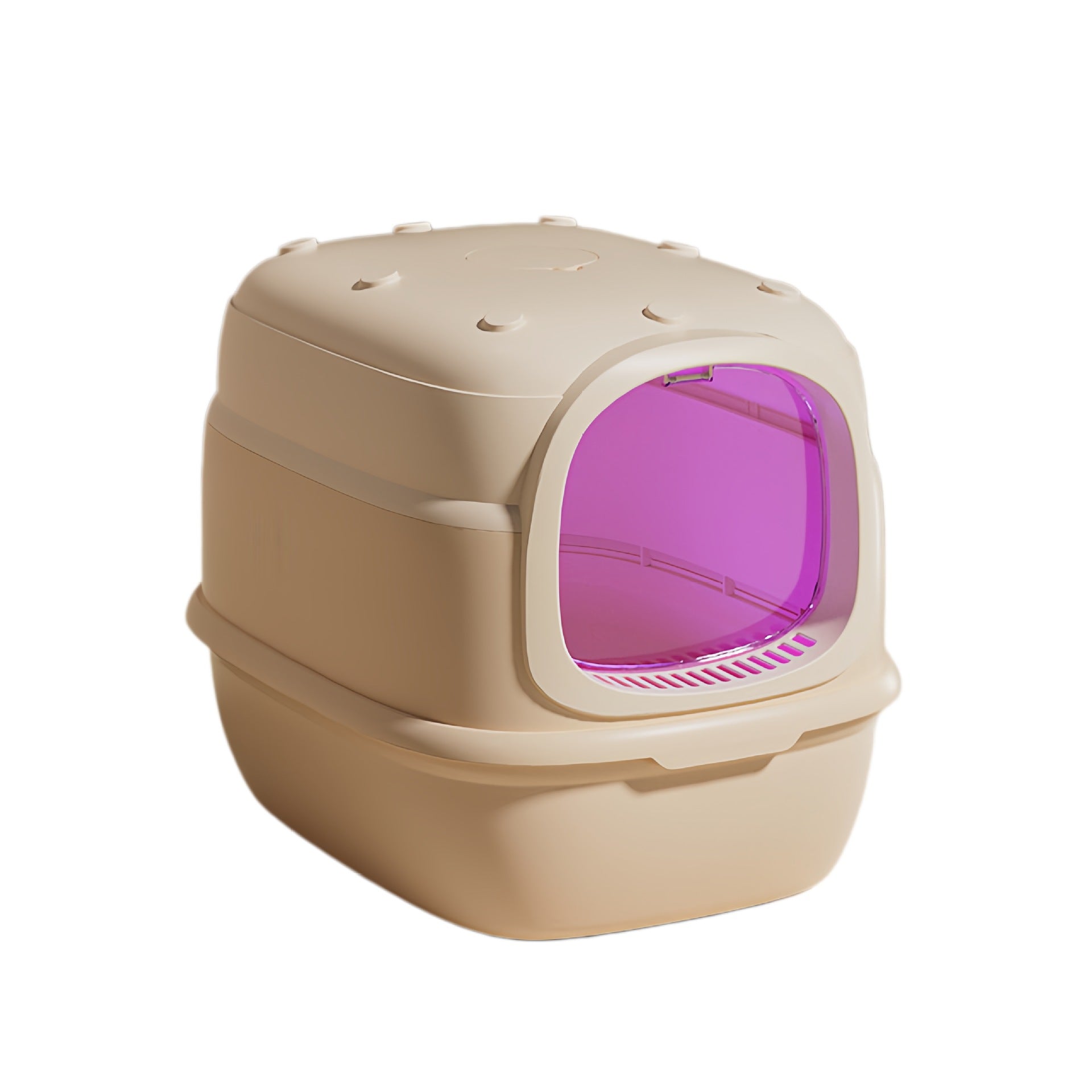 Fully Enclosed Cat Litter Box, Standard or UV Disinfecting