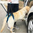 Blue breathable mesh hind leg support harness for senior dogs, product image 3