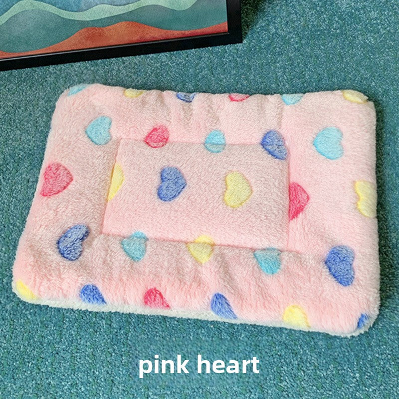 Plush flannel pet blanket mat with cute print, photo 43 of 55