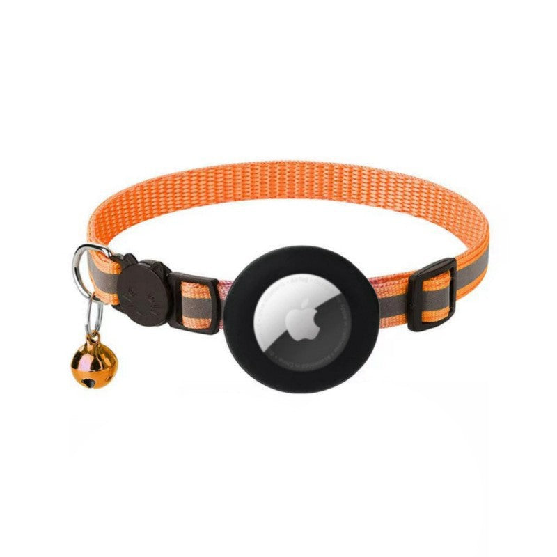 Reflective silicone AirTag holder for pet collars, tag not included, product image 10