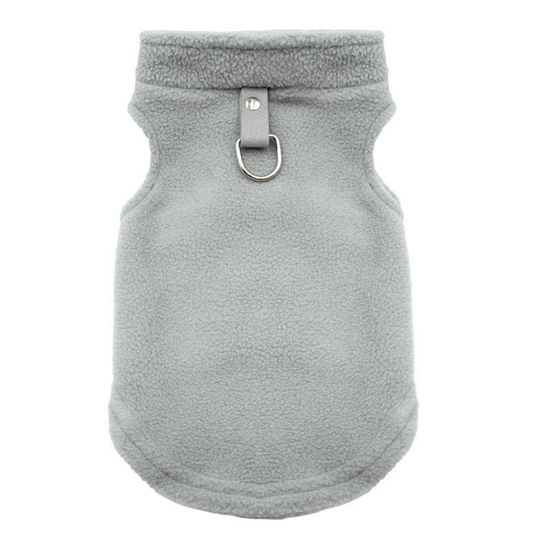 Soft hooded pet sweatshirt with pocket in Navy Blue, front view