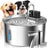 Automatic Sensor Pet Water Fountain with Stainless Steel Design and Type-C Charging