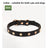 Cartoon PU leather pet collar, available from Pet Royale UK