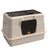 Fully Enclosed Stainless Steel Cat Litter Box, 50cm Wide